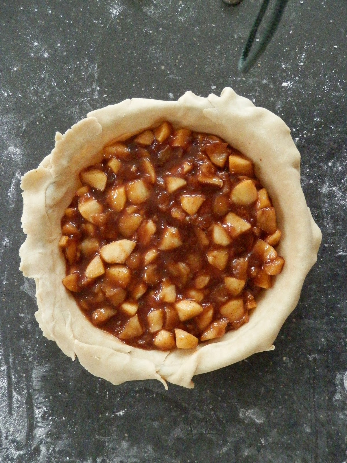 Bake My Day! Cider Apple Pie with a woven lattice crust