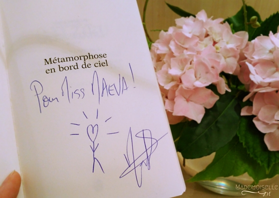 Autographe "Métamorphose en bord de ciel" de Mathias Malzieu