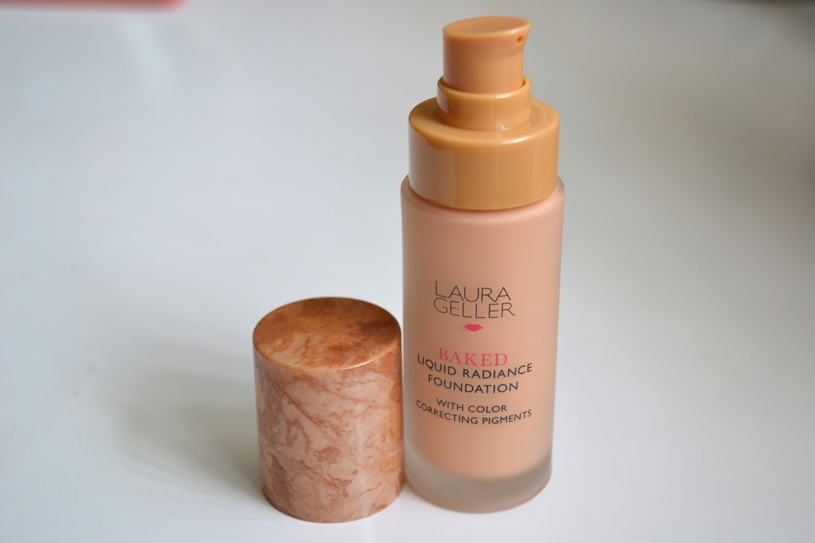 Laura Geller Baked Liquid Radiance Foundation Review Aquaheart
