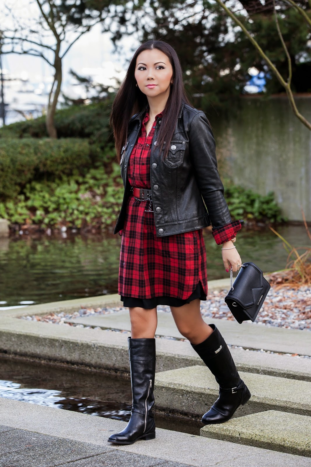 Valentina and Aveline: How To Wear A Plaid Dress