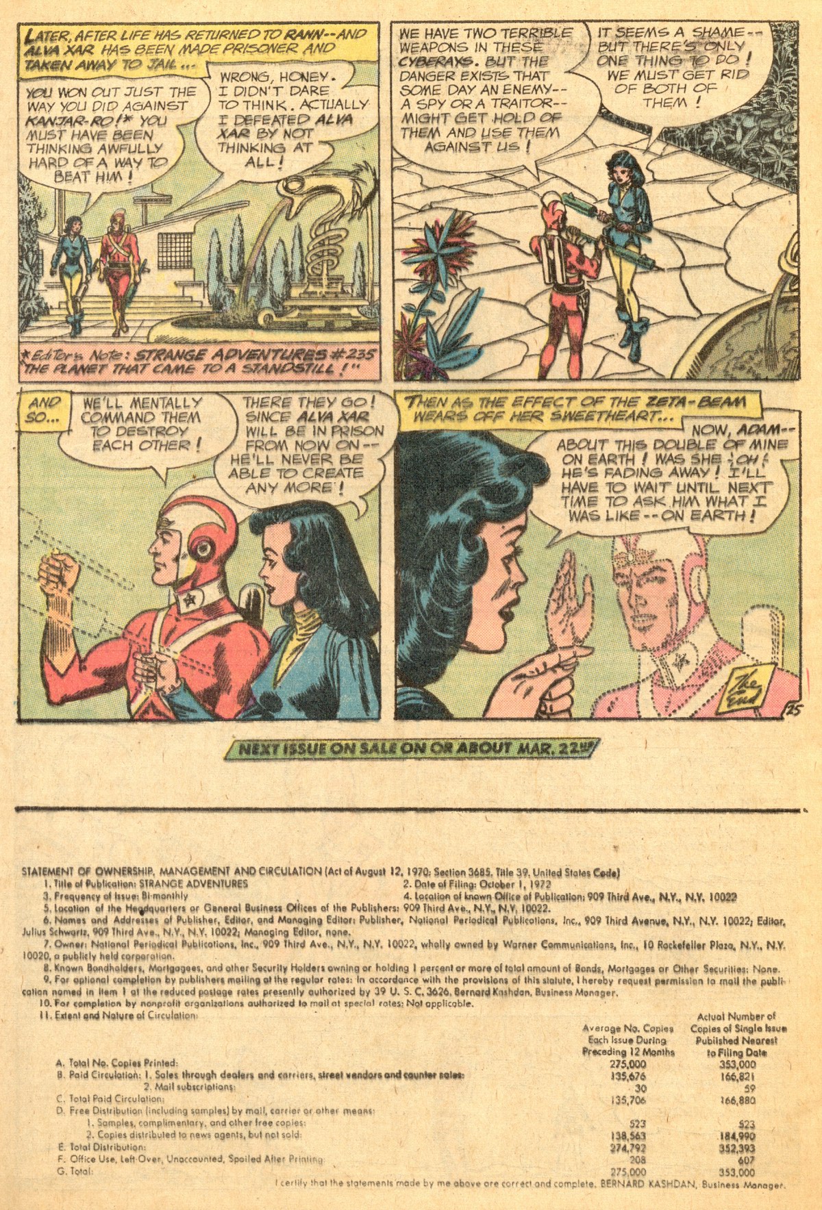 Read online Strange Adventures (1950) comic -  Issue #241 - 32