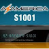 AZAMERICA S1001 HD ENCRYPT NOVA ATUALIZAÇÃO + ATIVADOR 22W V 1.09.17131 - 02/09/2016