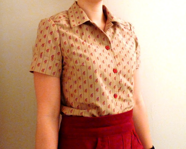 four square walls: my first sewn shirt, ever