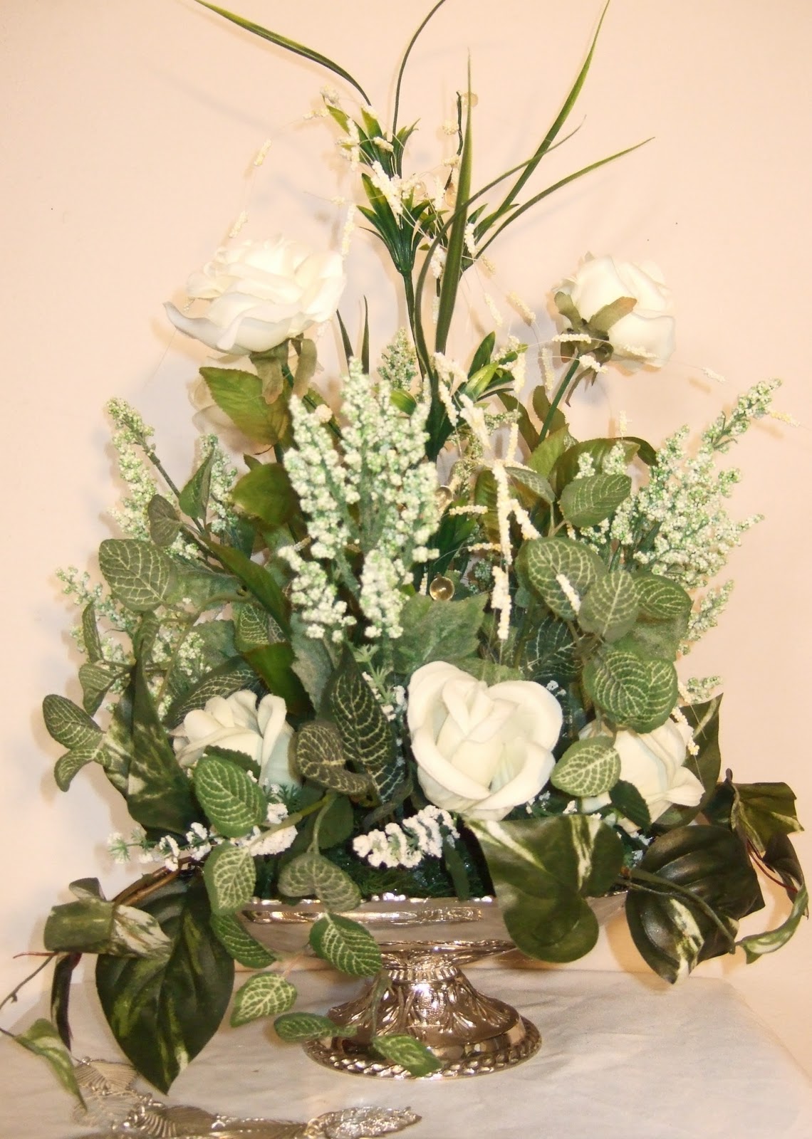 Anasilkflowers Pictures Silk Flowers White Arrangements And Wedding Decoration Ideas