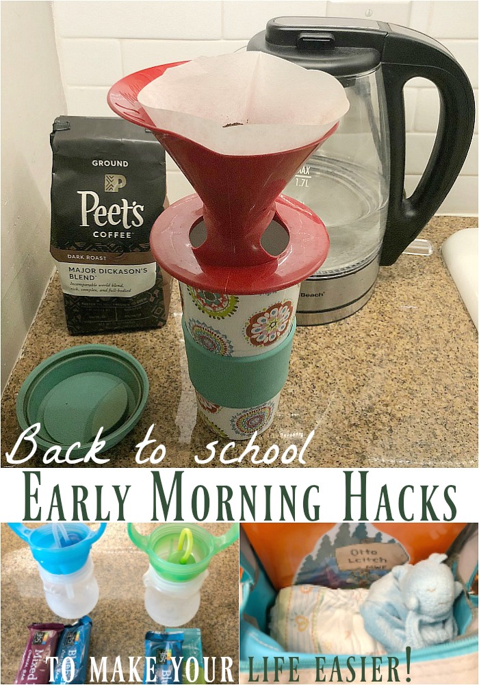 Morning hacks and efficiency tips for the early back to school mornings to curb chaos 