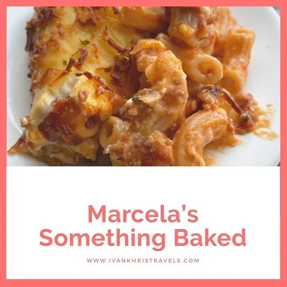 Marcela's Something Baked's cheesy baked beef macaroni