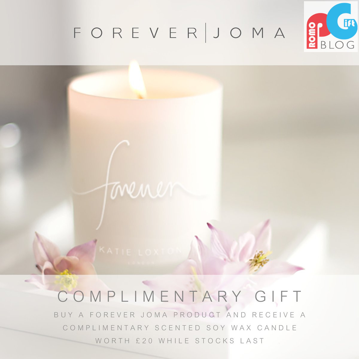 Promo Gift Blog Forever Joma use Wax Candle Promotion