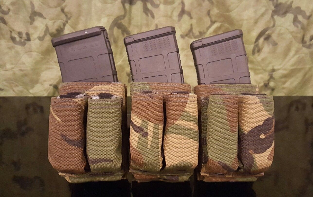 bingbabel Eagle Industries Dutch DpM Camo Rifle mag & .45 Mag Pouch