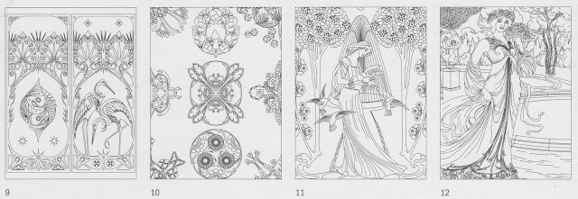 AK 05 art nouveau pepin kleurboeken