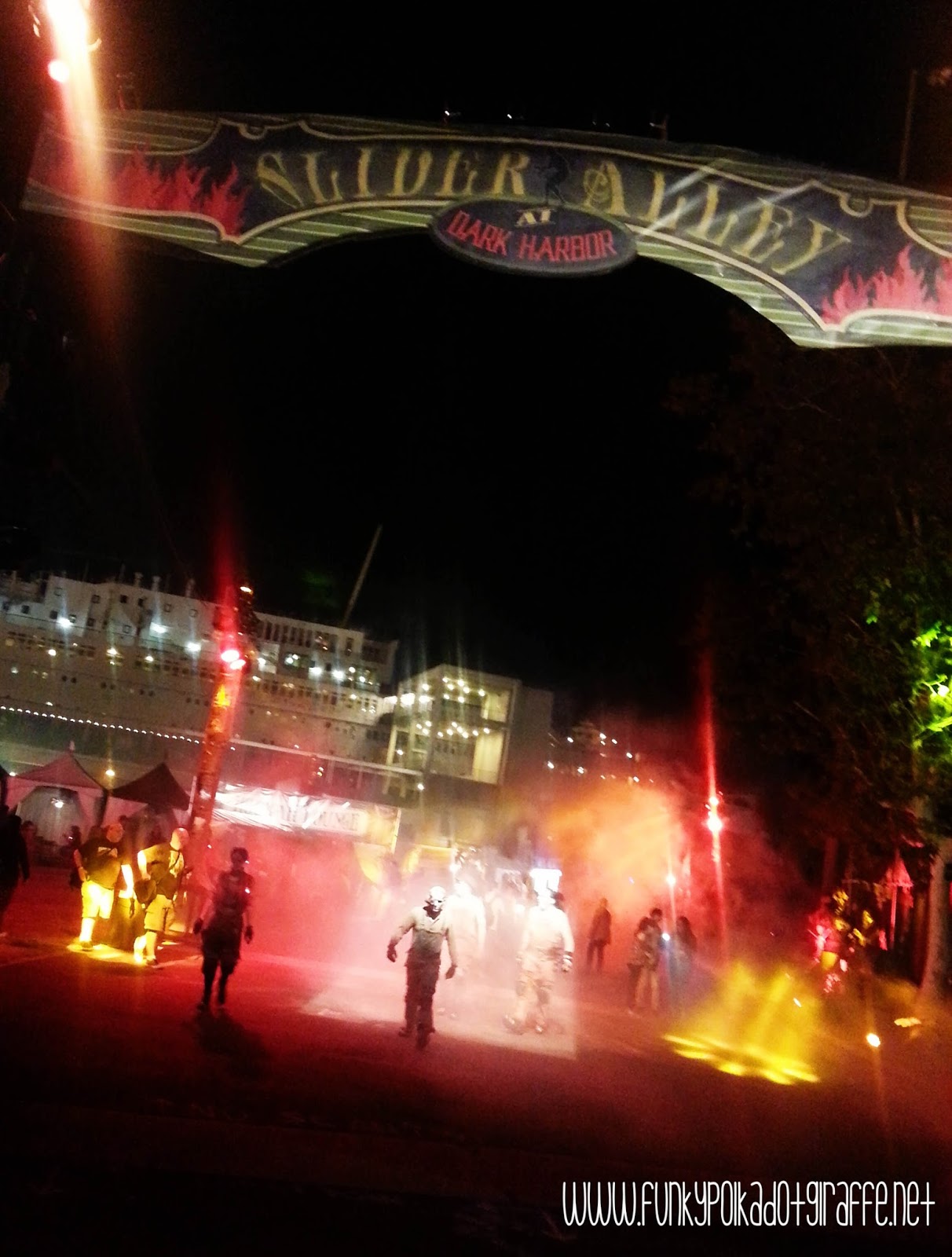 Funky Polkadot Giraffe Dark Harbor Returns To Haunt The