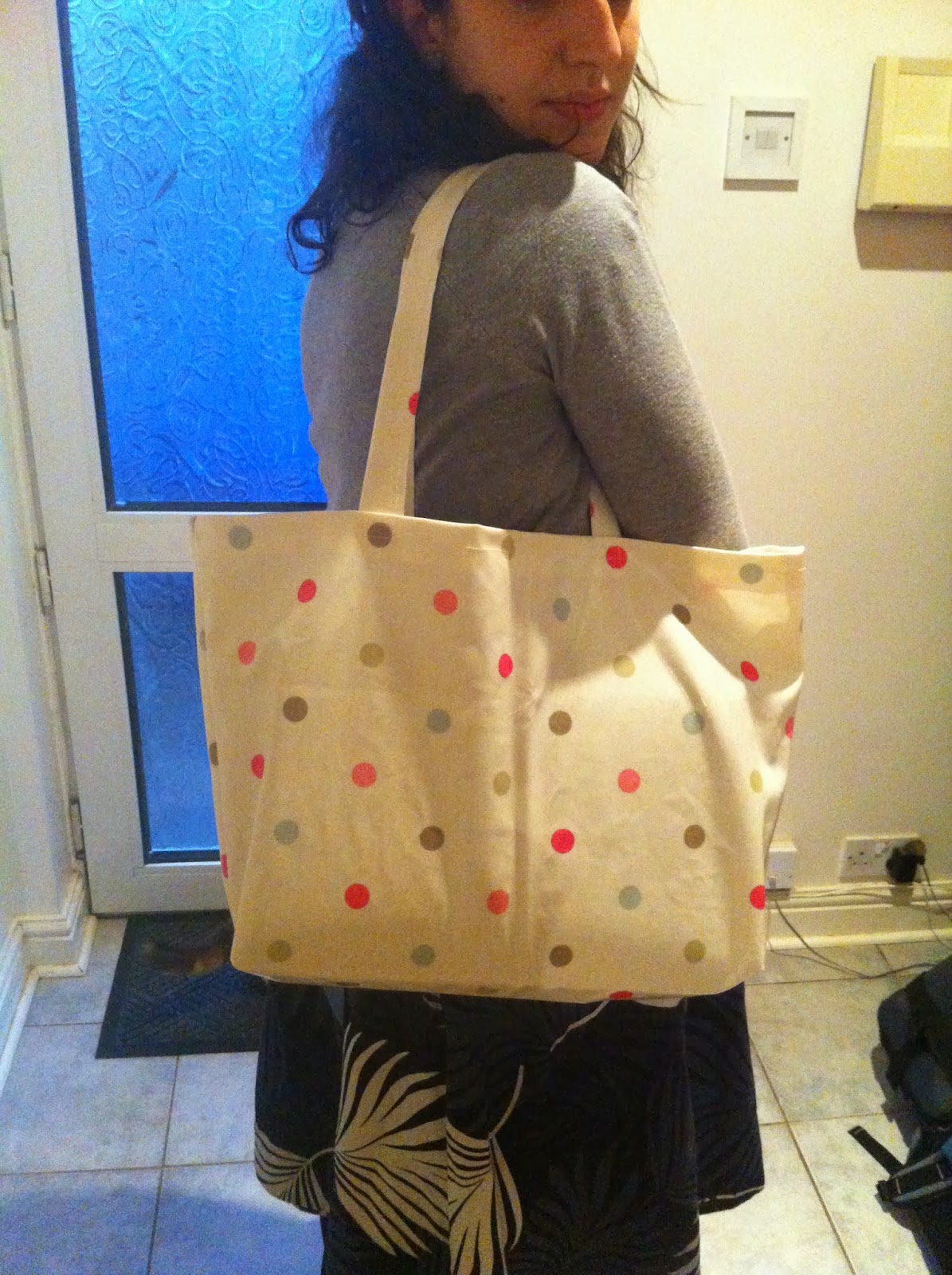 KraftyKat Sewing with oilcloth