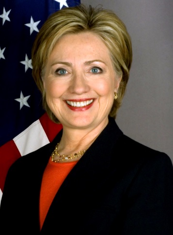 Hillary Clinton Foto de Hillary Clinton sonriendo