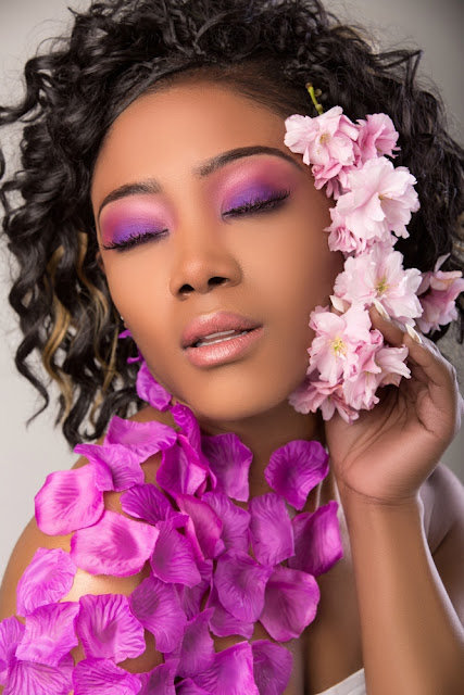 Sanz Cherry Blossom photo shoot