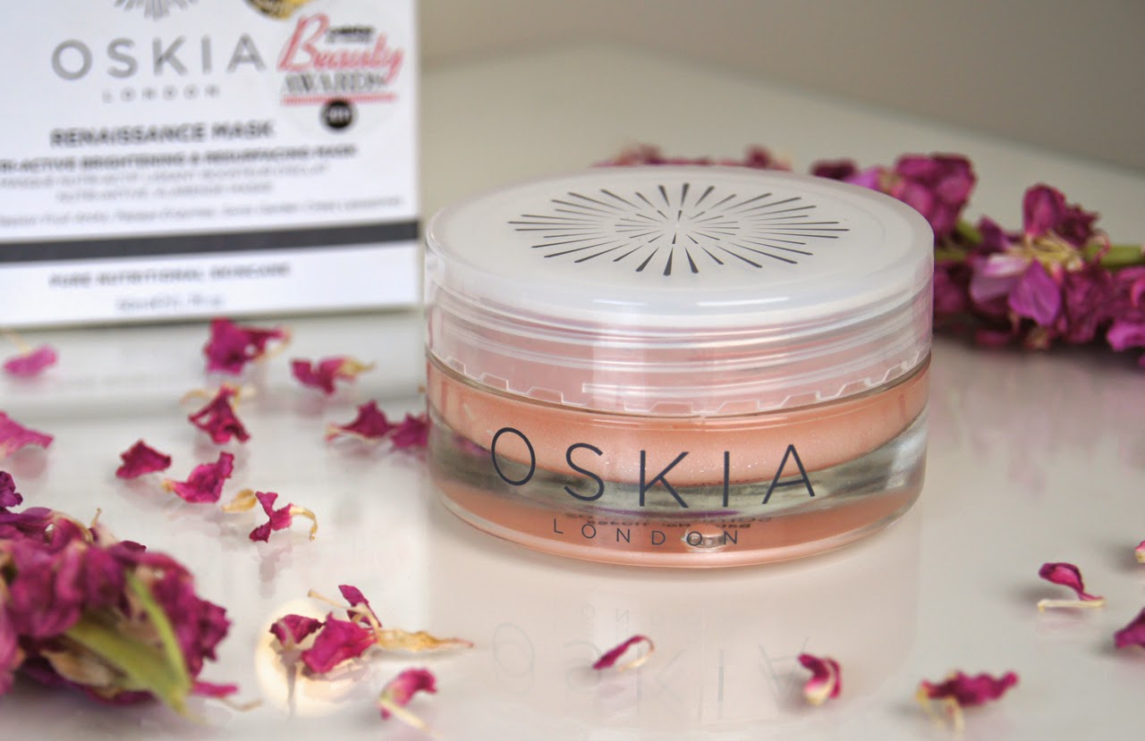 oskia renaissance mask review exfoliating brightening skincare