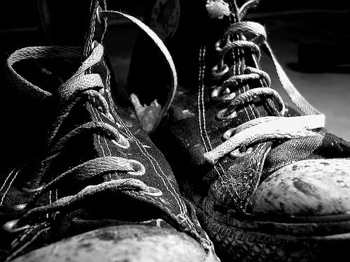 On an old pair of shoes | New Media Seminar – Spring 2012