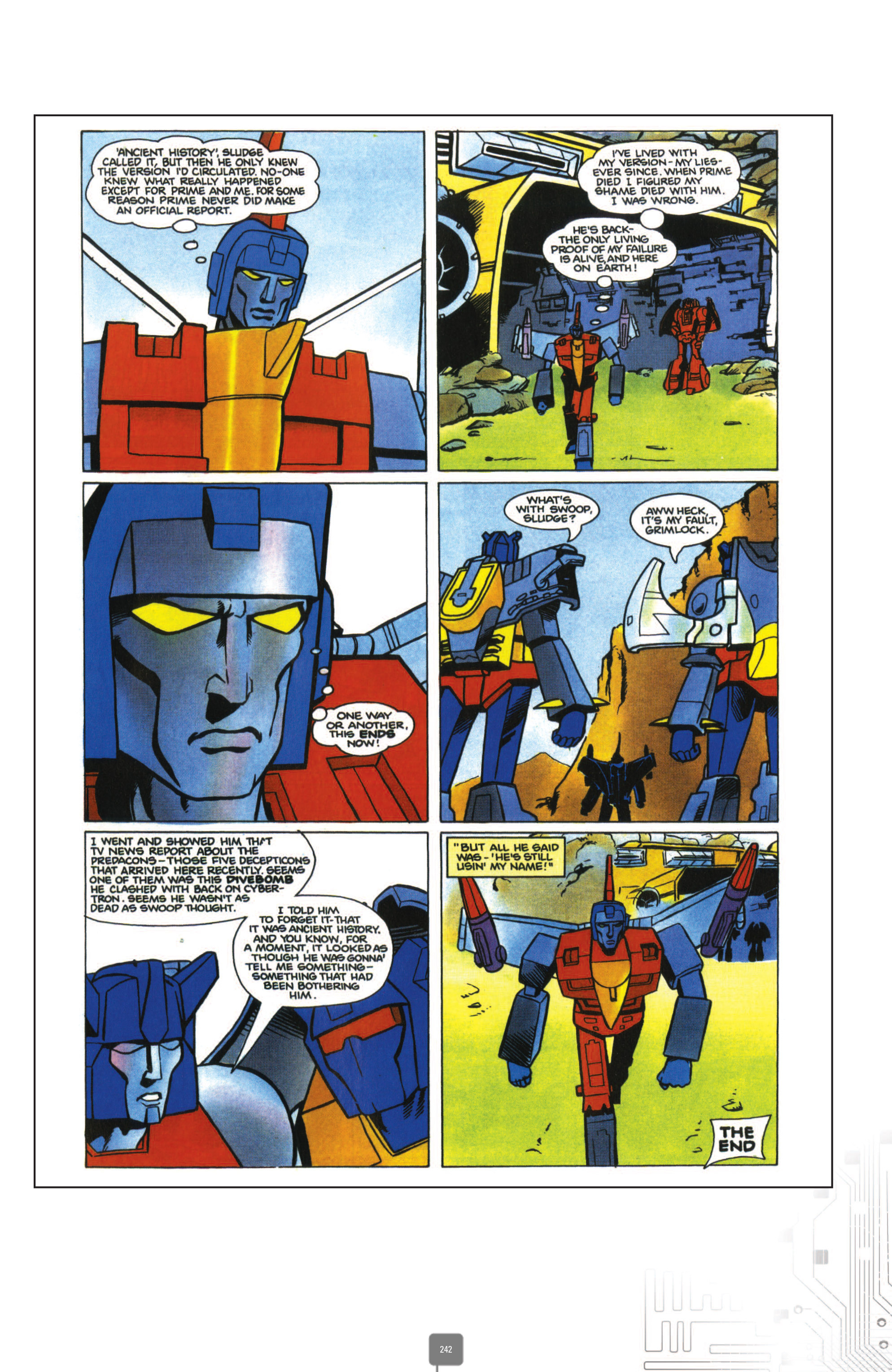 Read online The Transformers Classics UK comic -  Issue # TPB 4 - 242