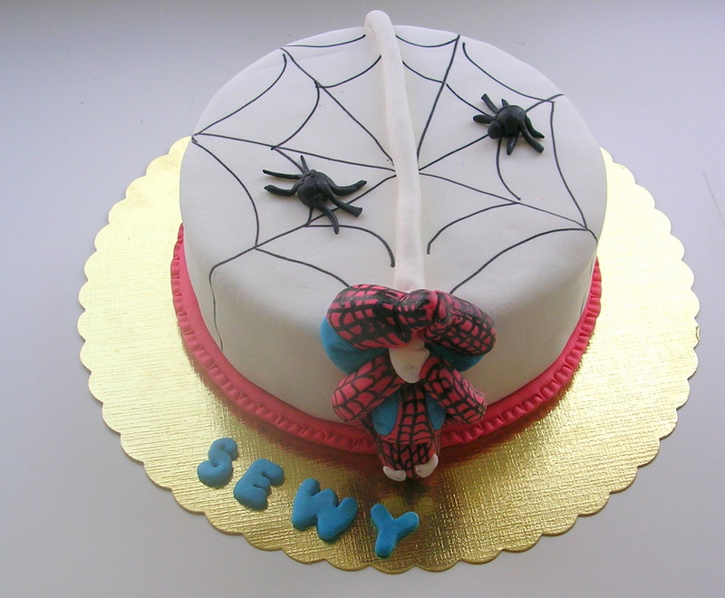 KURABİYE ADAM PASTA TASARIM ATÖLYESİ SPIDERMAN PASTA