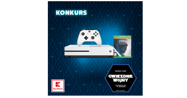 Wygraj Xbox One S 1TB + Star Wars Jedi: Upadły Zakon Konkurs