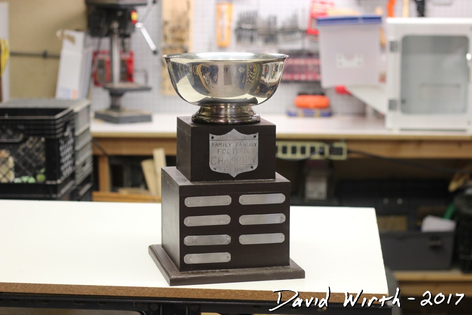 Fantasy Football Trophy Make for Free