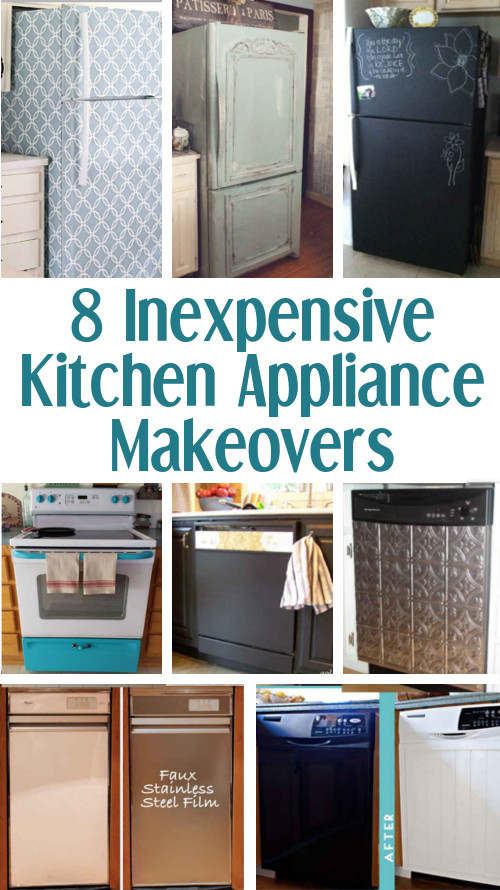 8 Inexpensive Kitchen Appliance Makeovers DIY Home Sweet Home