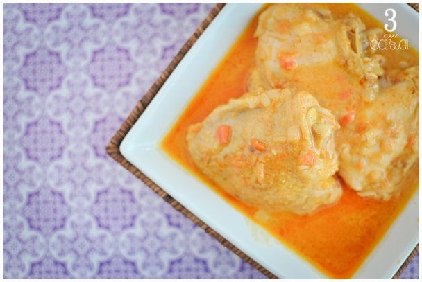 frango com leite de coco