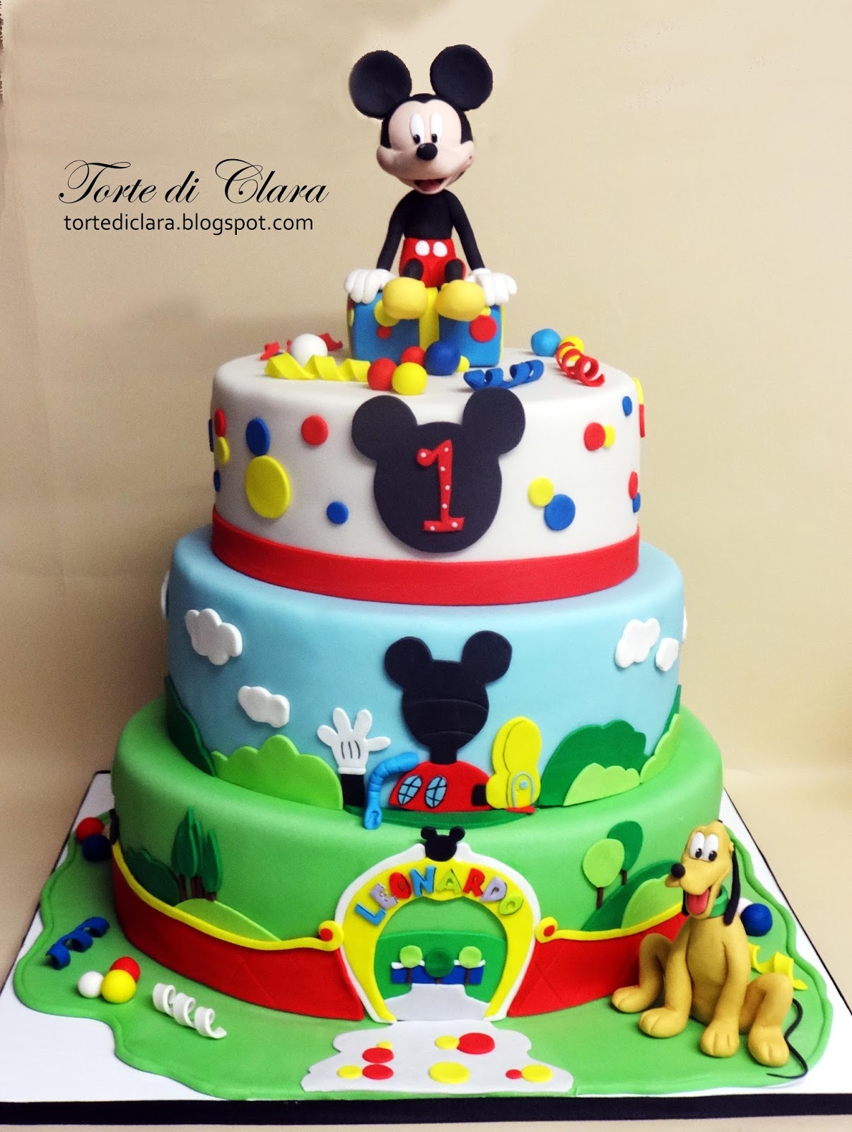 Mickey Mouse House Cake Mickey Mouse House Cake