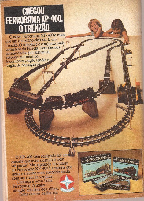 Propaganda do Ferrorama, da Estrela em 1980.