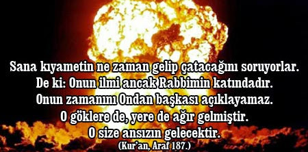 Kuran-ı Kerim'de Kıyamet Nasıl Kopacak