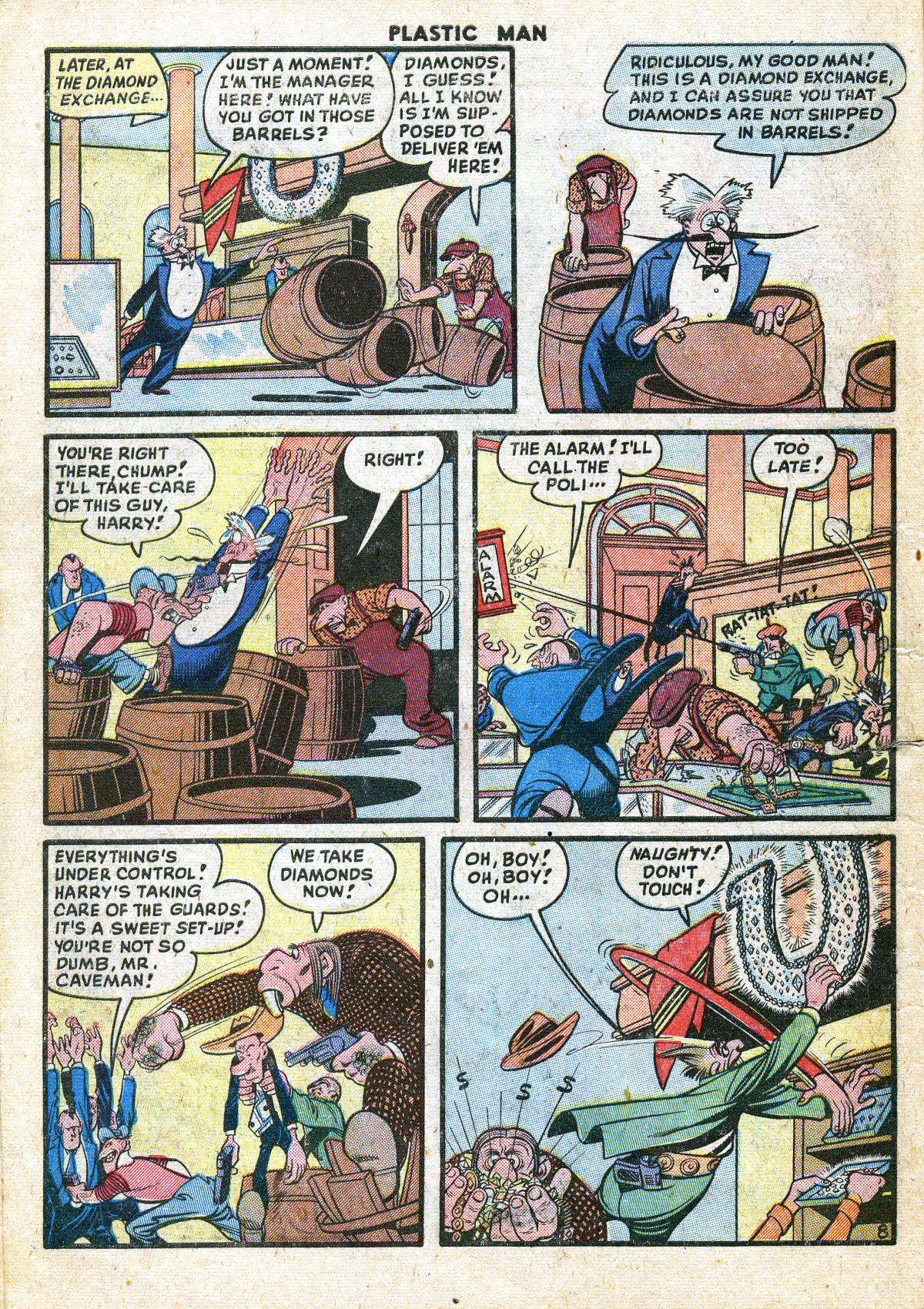 Read online Plastic Man (1943) comic -  Issue #19 - 10