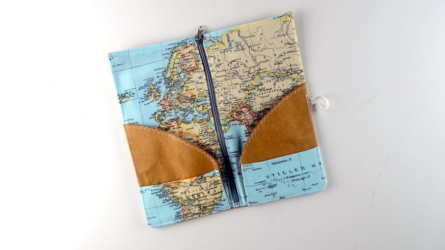 portadocumentos viaje DIY