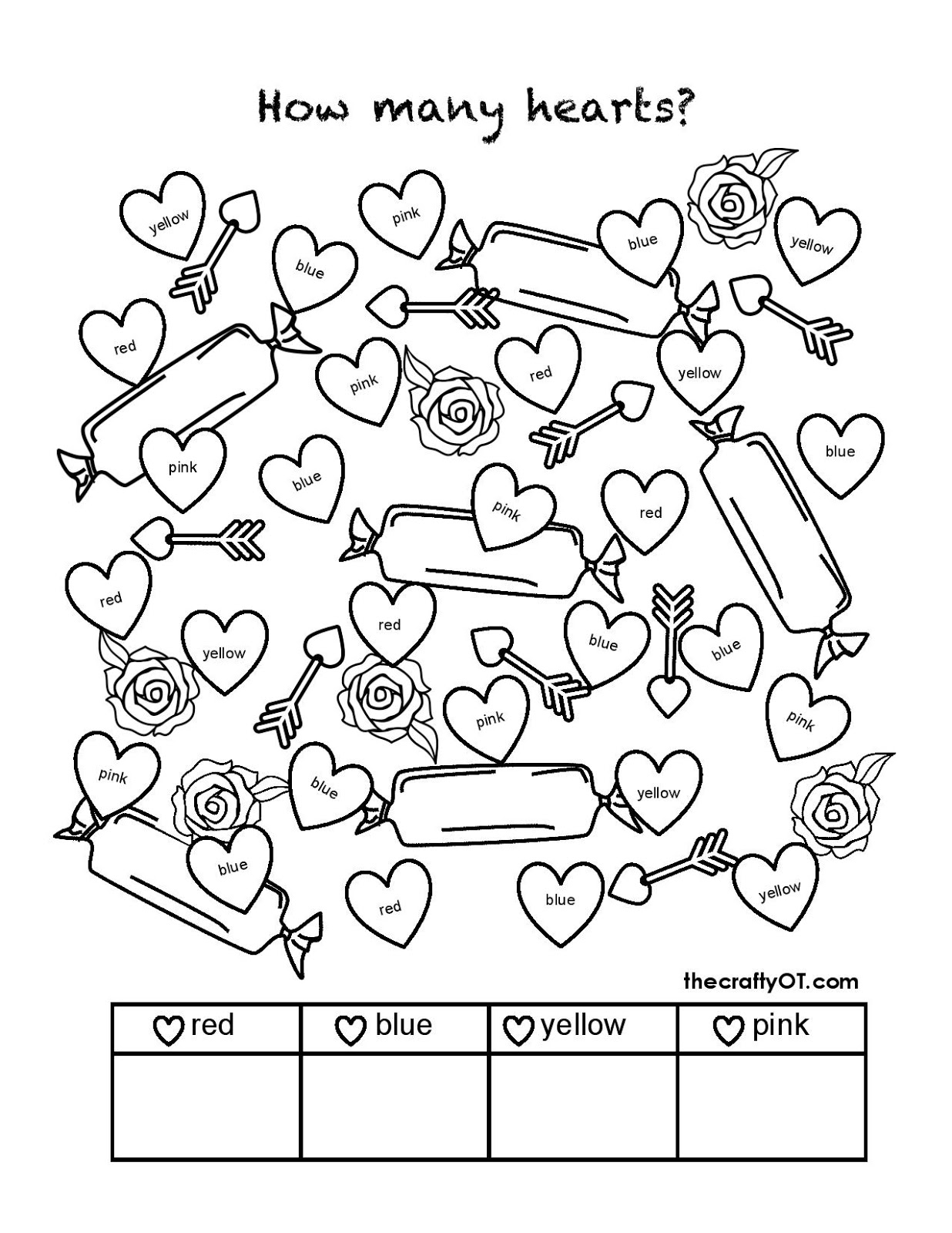 Valentines Day History Worksheets - Click the buttons to print each