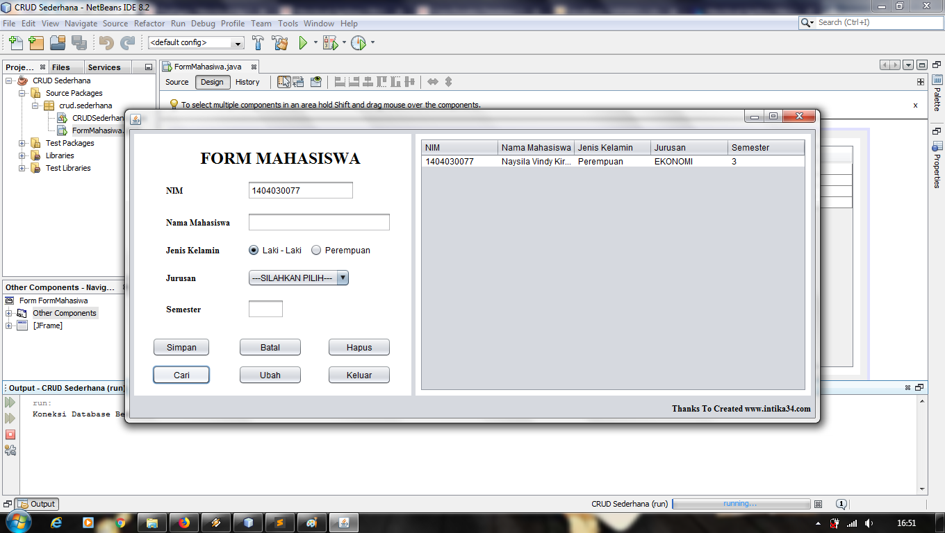 tutorial crud java netbeans mysql tutorial crud java netbeans mysql