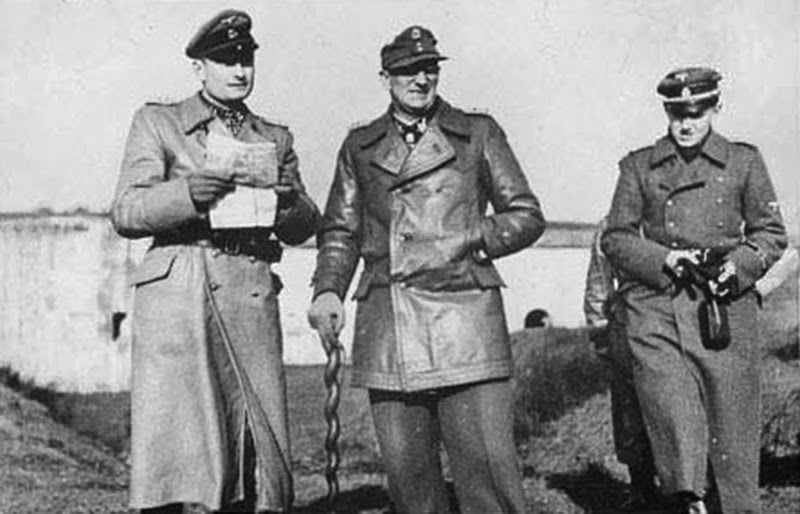 NAZI JERMAN Foto Herbert Otto Gille, Komandan Divisi SS Wiking