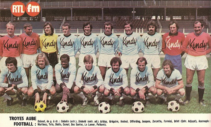 TROYES AUBE FOOTBALL 1976-77.
