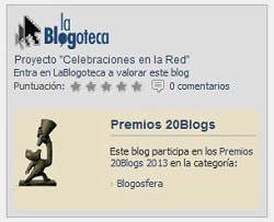Premios 20 Blogs 2013