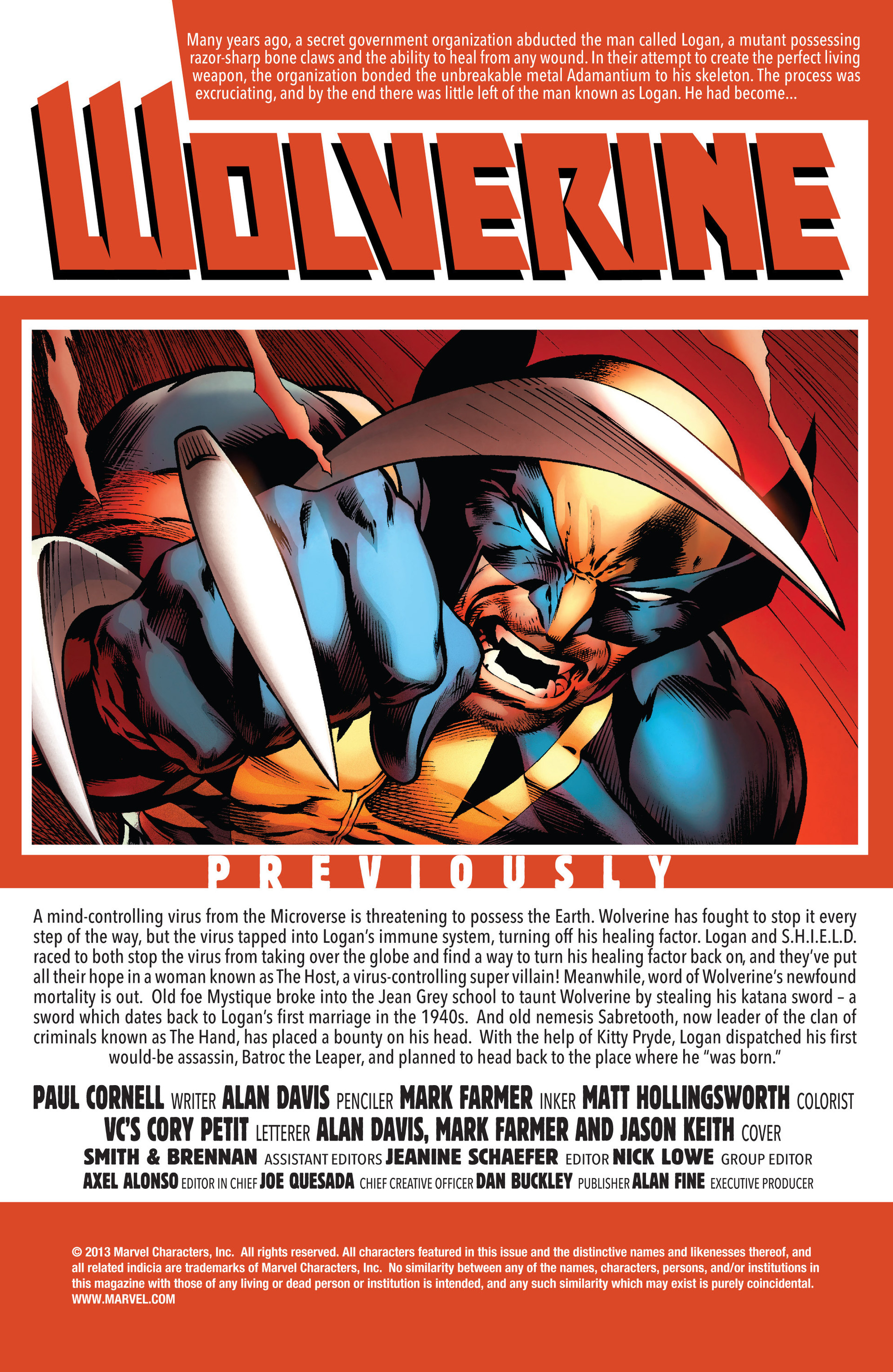 Read online Wolverine (2013) comic -  Issue #10 - 2