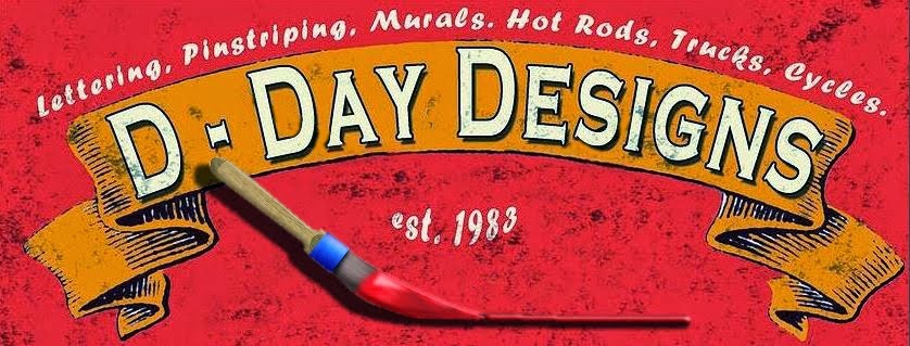 Dennis Day Designs - Lettering, Pinstriping; Murals