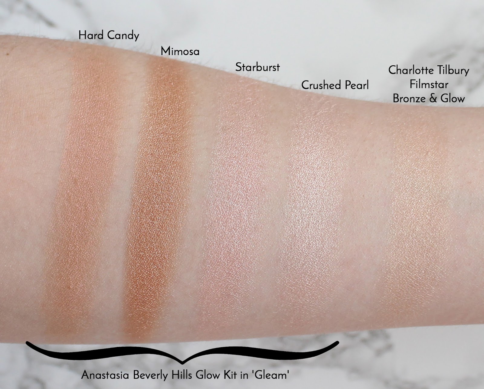 HighEnd Highlighter Collection Review & Swatches BRITISH BEAUTY ADDICT