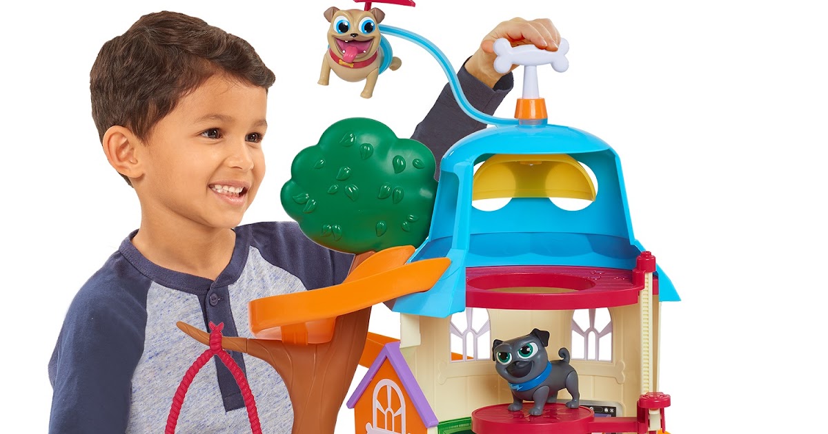 puppy dog pals doghouse playset walmart