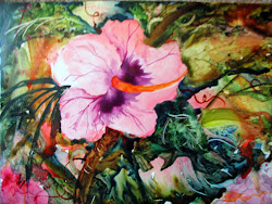 yupo watercolor paper hibiscus side itself almost painted much fun