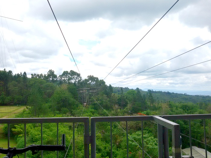 Sky Cycle at Davao's Eden Nature Park & Resort