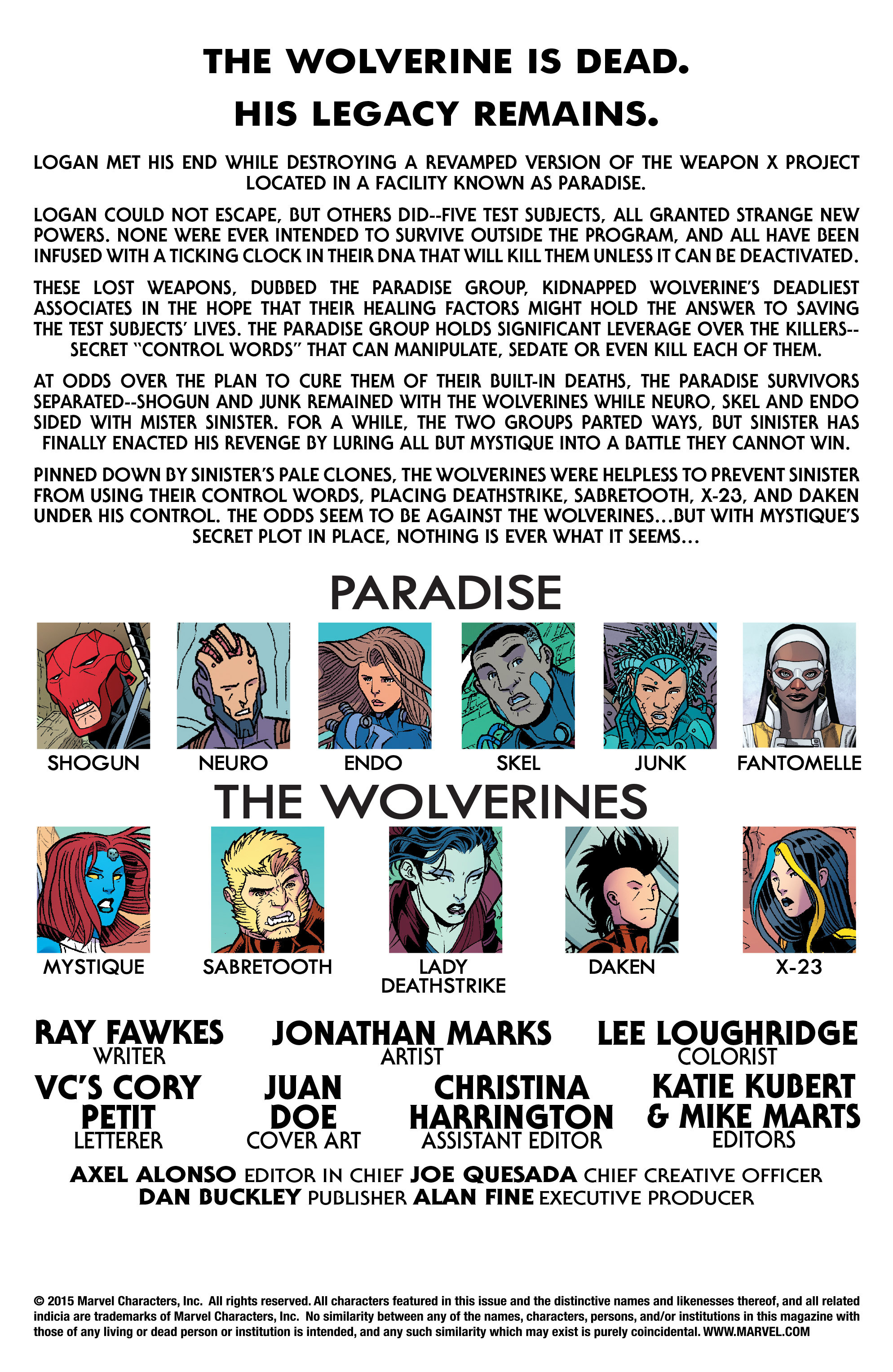 Read online Wolverines comic -  Issue #18 - 2