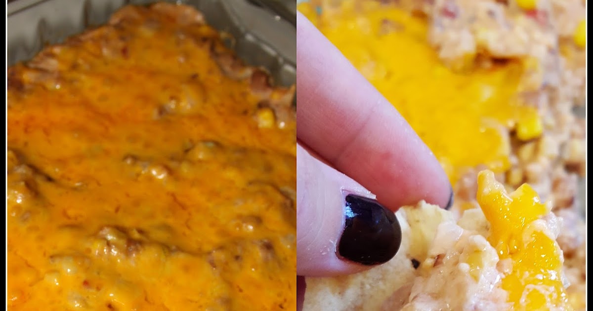 For the Love of Food Baked Cheesy Black Eyed Pea Dip