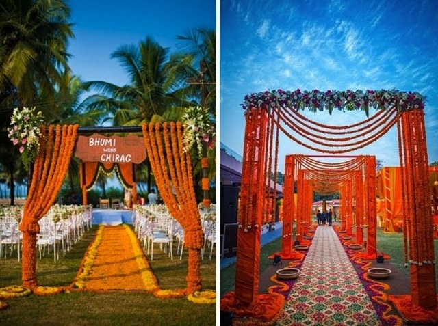 11 Unique Wedding Entrance Decoration Ideas For Your Romantic