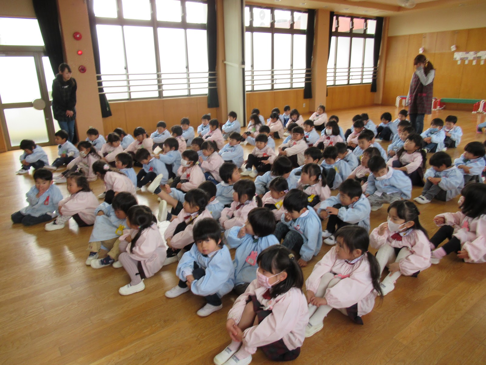 美鳥幼稚園 ゲーム大会 年少組 あひる組