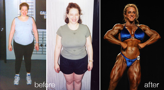 female bodybuilder transformation