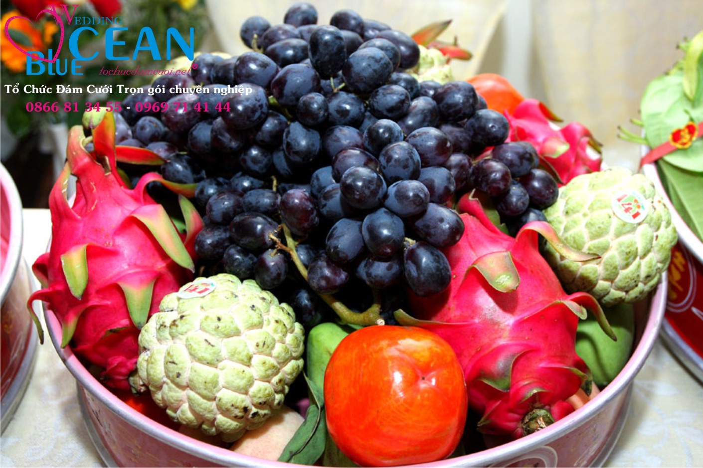 MÂM QUẢ ĐÓN DÂU, MÂM QUẢ NGÀY CƯỚI | to chuc dam cuoi tai nha