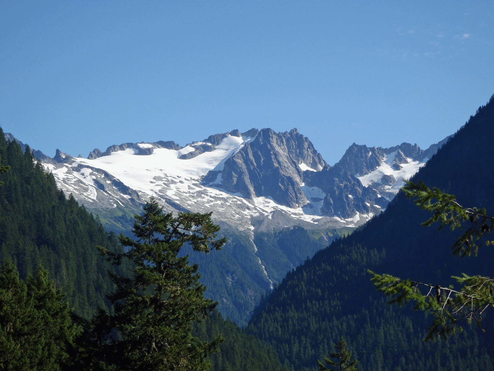 My View of the Honeypot Cascade River Road