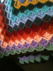 Bizzy Crochet: Catherine's Wheel Afghan