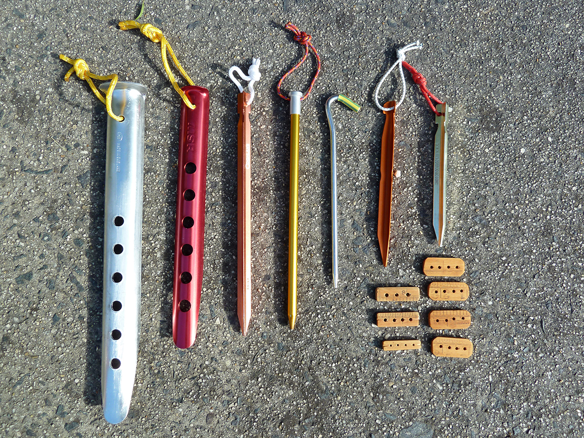 Bushwalking Light Survey Tent Pegs